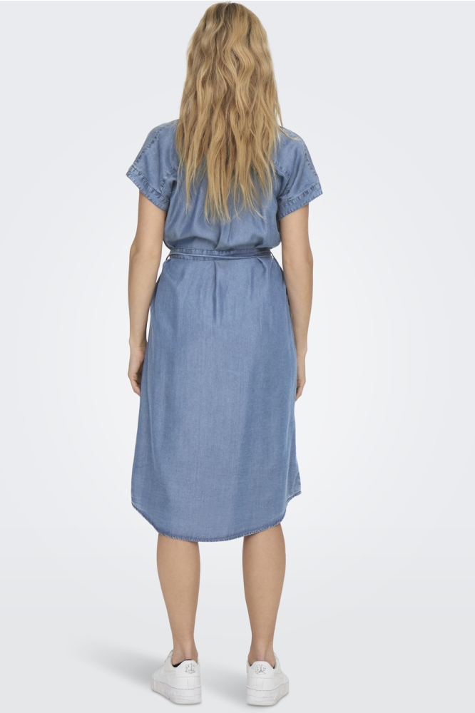 ONLPEMA HANNOVER SS DNM SH DRESS QY 15250429 MEDIUM BLUE DENIM